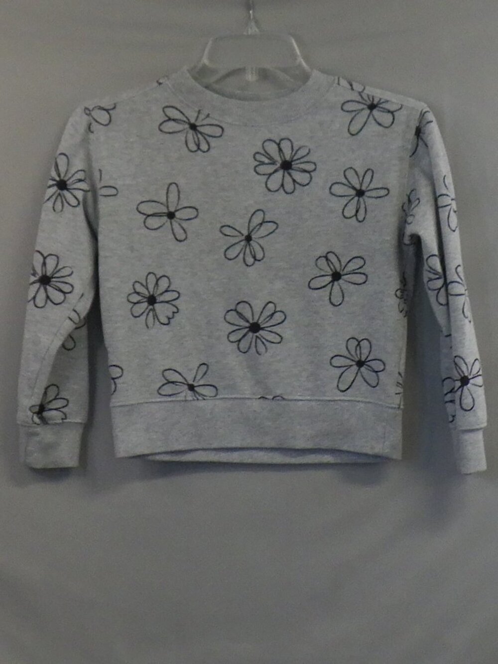 Wonder Nation Girls Graphic Print Fleece Pullover Sweatshirt Decorated with an A
